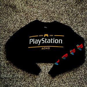 Vintage PlayStation cropped long sleeve